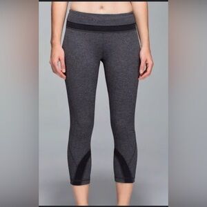 Lululemon Run: Inspire Crop II *All Luxtreme Herringbone